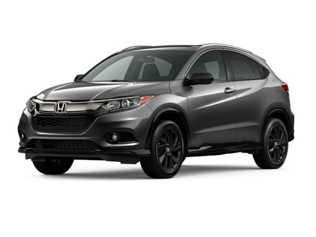 Certified Used 2021 Honda HRV Sport SUV Modern Steel For Sale in Ames IA Stock MM723606C